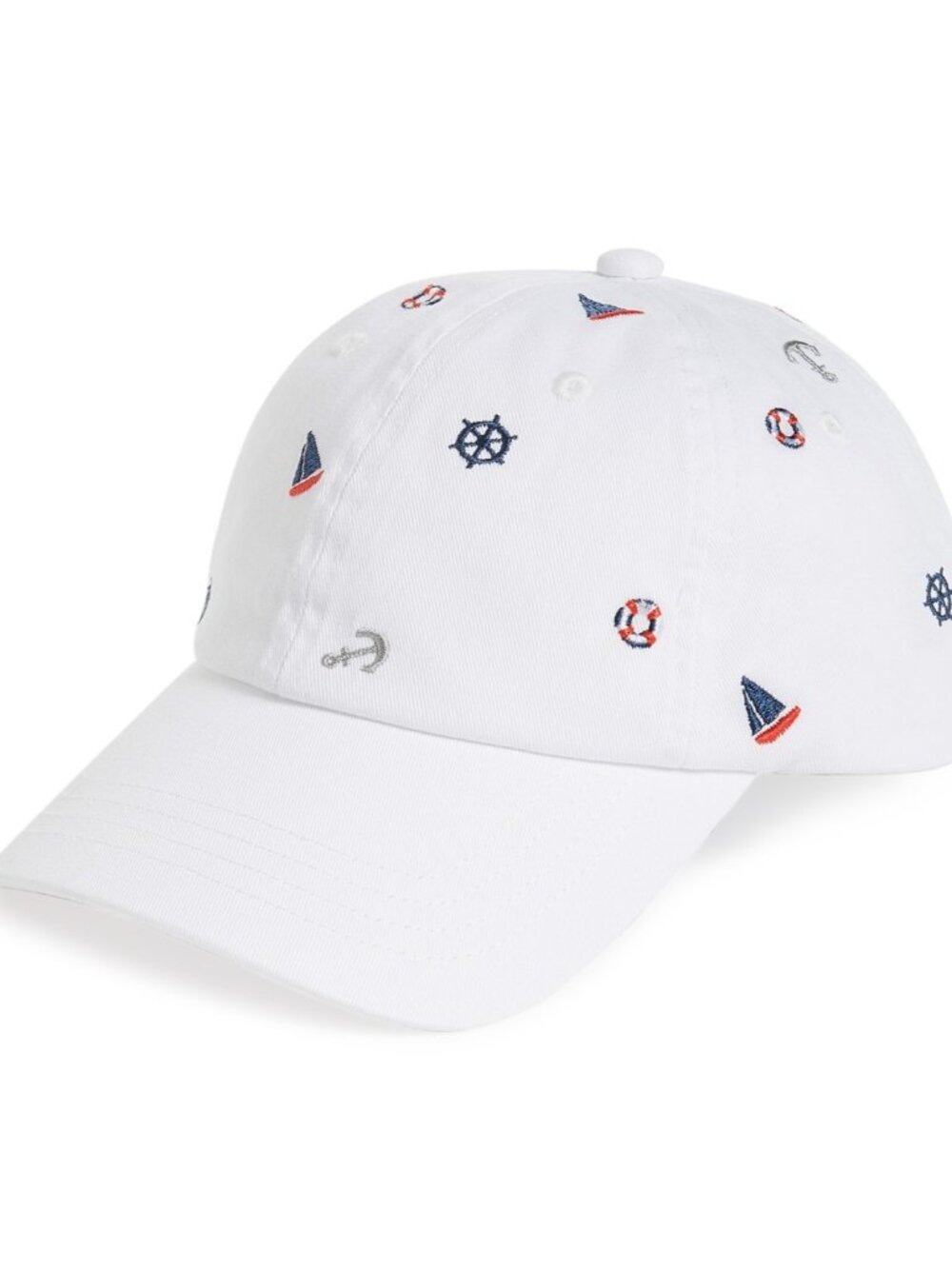 Club Room Mens Nautical Embroidered Ball Cap One Size